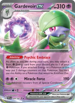 Gardevoir ex, Paldean Fates 029