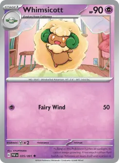 Whimsicott, Paldean Fates 035