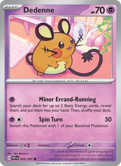 Dedenne, Paldean Fates 036