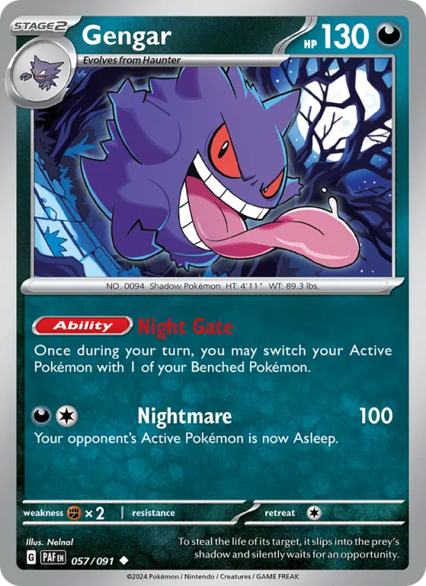 Gengar, Paldean Fates 057