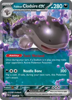 Paldean Clodsire ex, Paldean Fates 059