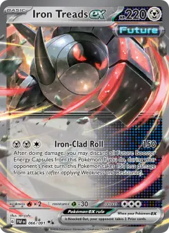 Iron Treads ex, Paldean Fates 066