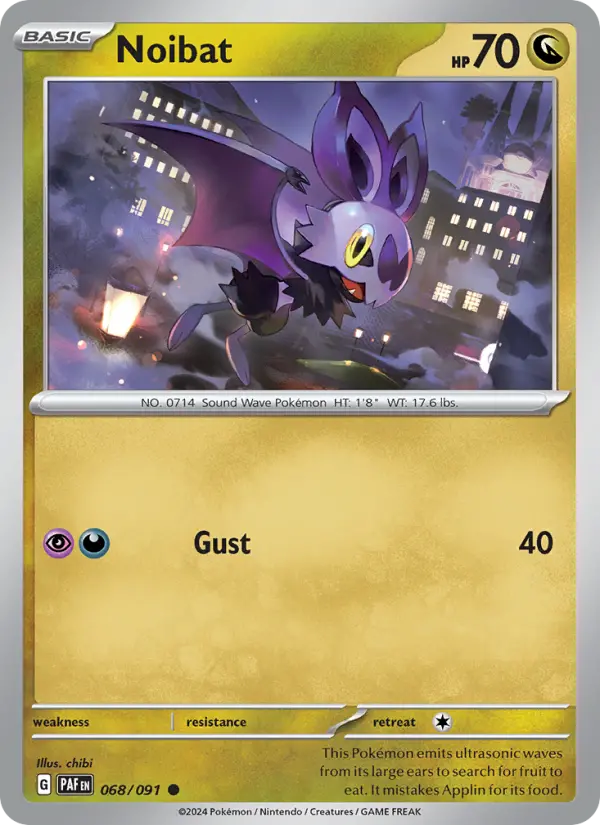 Noibat, Paldean Fates 068