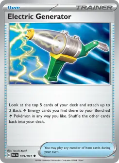 Electric Generator, Paldean Fates 079