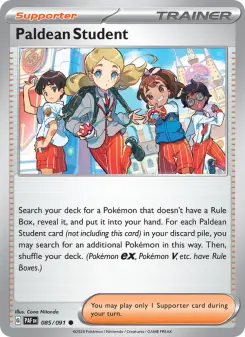 Paldean Student, Paldean Fates 085