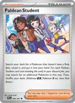 Paldean Student, Paldean Fates 086