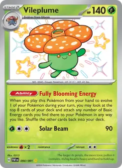 Vileplume, Paldean Fates 094