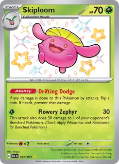 Skiploom, Paldean Fates 097