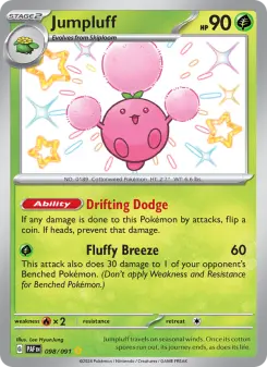 Jumpluff, Paldean Fates 098