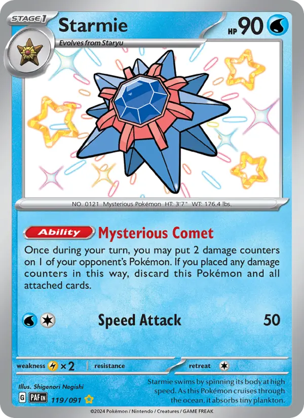 Starmie, Paldean Fates 119