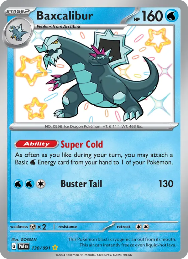 Baxcalibur, Paldean Fates 130