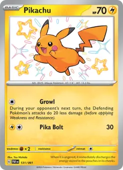 Pikachu, Paldean Fates 131