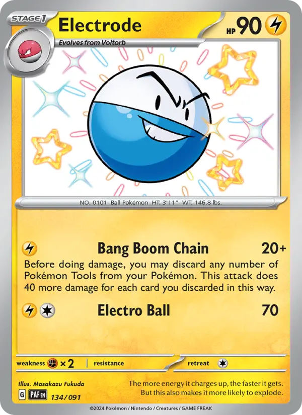 Electrode, Paldean Fates 134