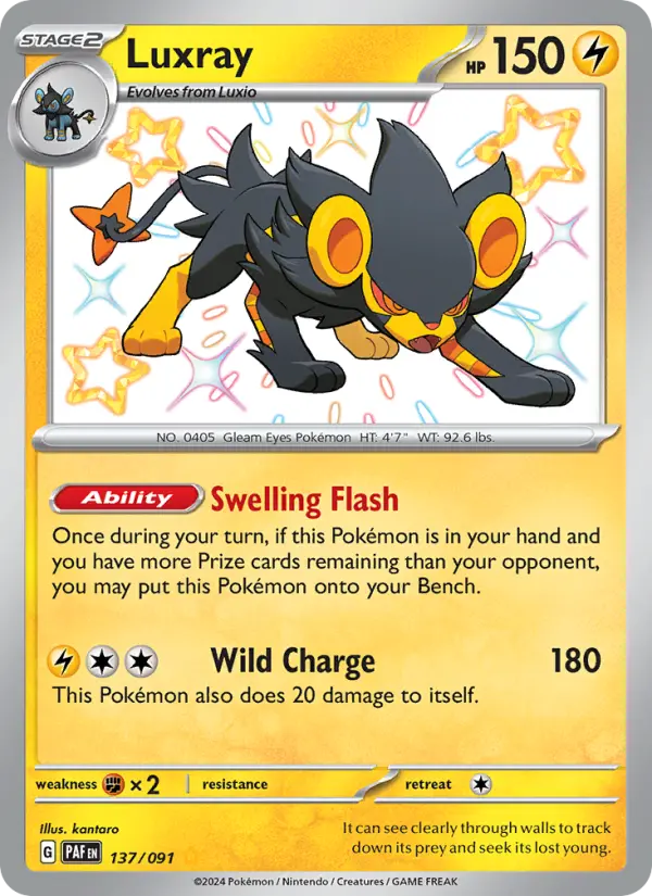 Luxray, Paldean Fates 137