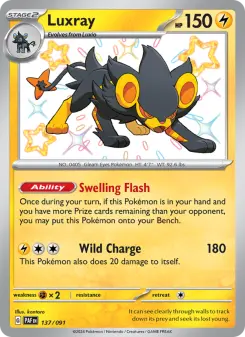 Luxray, Paldean Fates 137