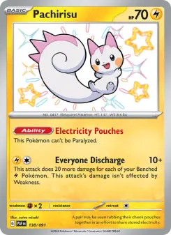 Pachirisu, Paldean Fates 138