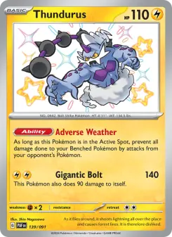 Thundurus, Paldean Fates 139