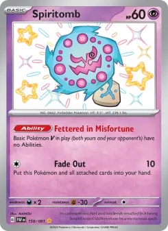 Spiritomb, Paldean Fates 158