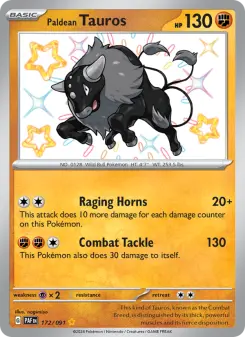 Paldean Tauros, Paldean Fates 172