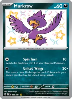 Murkrow, Paldean Fates 181