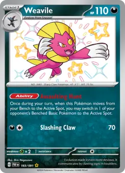 Weavile, Paldean Fates 183