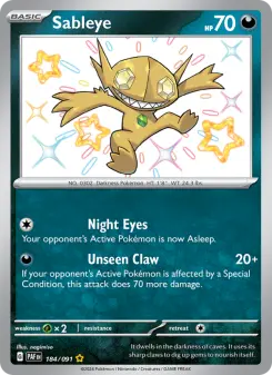 Sableye, Paldean Fates 184