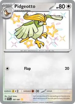 Pidgeotto, Paldean Fates 197