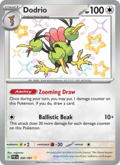 Dodrio, Paldean Fates 200