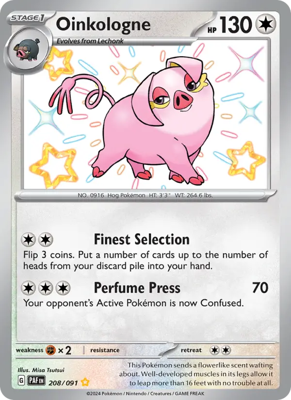 Oinkologne, Paldean Fates 208