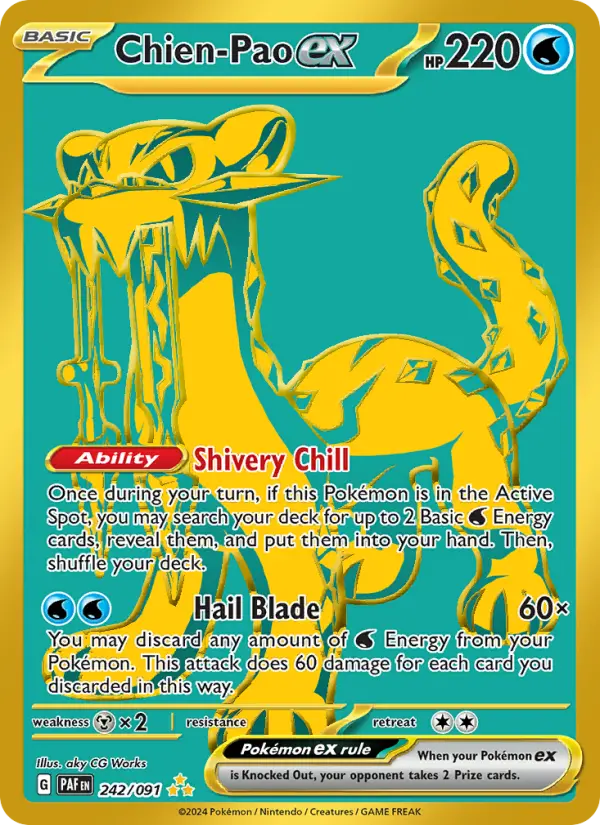Chien-Pao ex, Paldean Fates 242