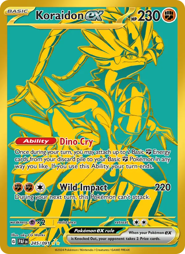 Koraidon ex, Paldean Fates 245