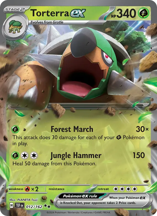 Torterra ex, Temporal Forces 012