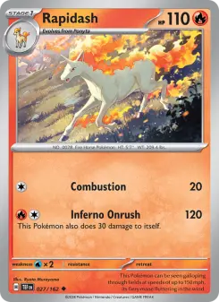 Rapidash, Temporal Forces 027