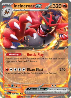 Incineroar ex, Temporal Forces 034