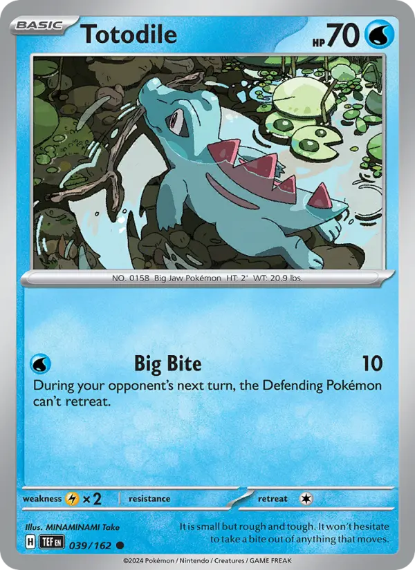 Totodile, Temporal Forces 039