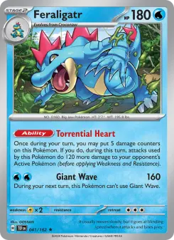 Feraligatr, Temporal Forces 041