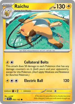 Raichu, Temporal Forces 052