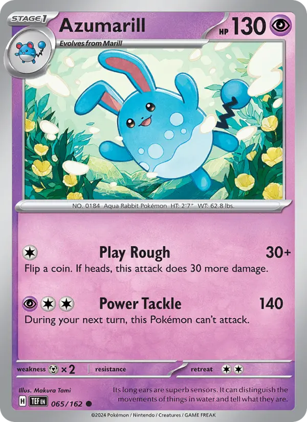 Azumarill, Temporal Forces 065