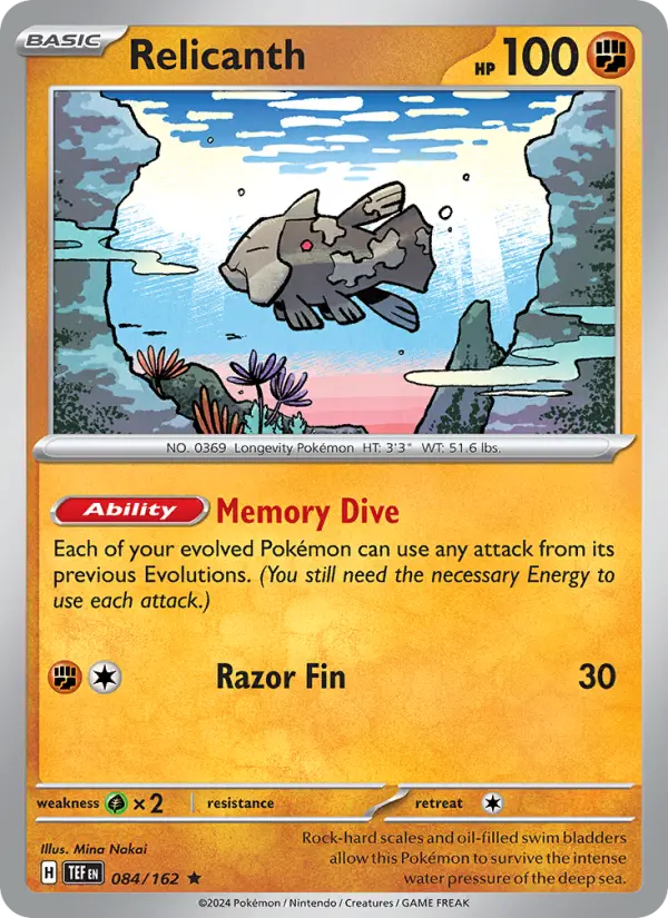 Relicanth, Temporal Forces 084