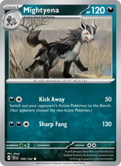 Mightyena, Temporal Forces 106