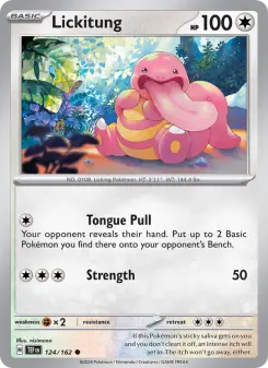 Lickitung, Temporal Forces 124