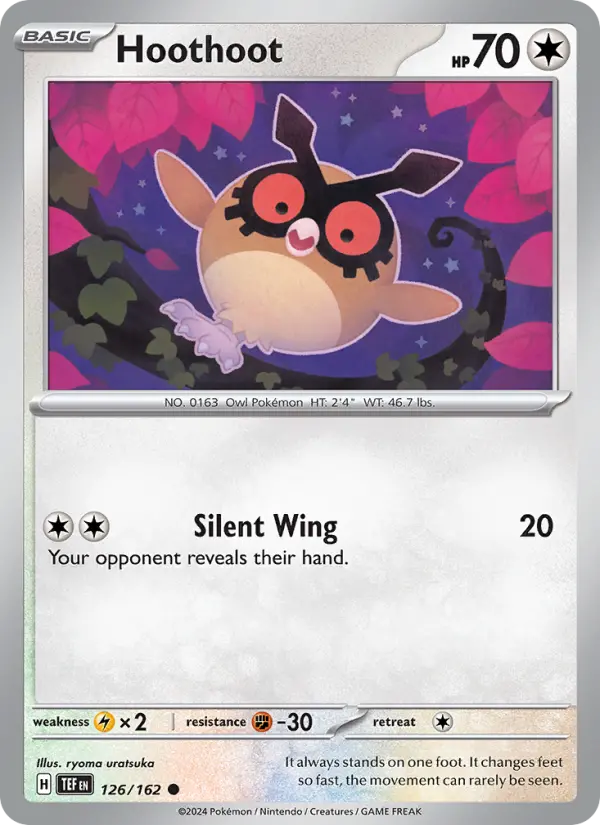 Hoothoot, Temporal Forces 126