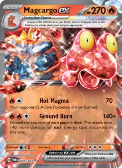 Magcargo ex, Twilight Masquerade 029