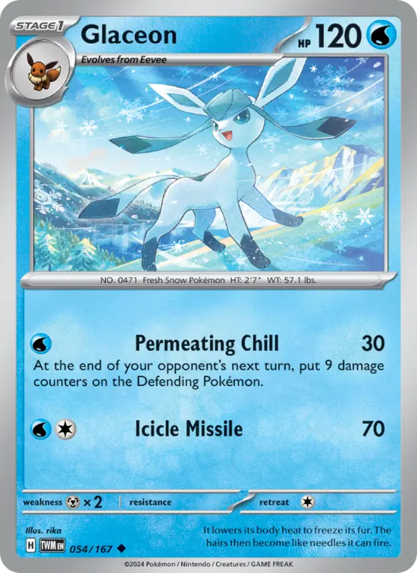 Glaceon, Twilight Masquerade 054