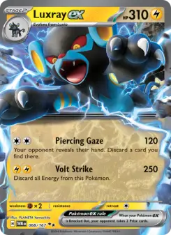 Luxray ex, Twilight Masquerade 068
