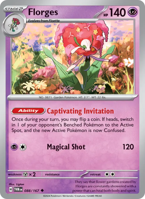 Florges, Twilight Masquerade 088