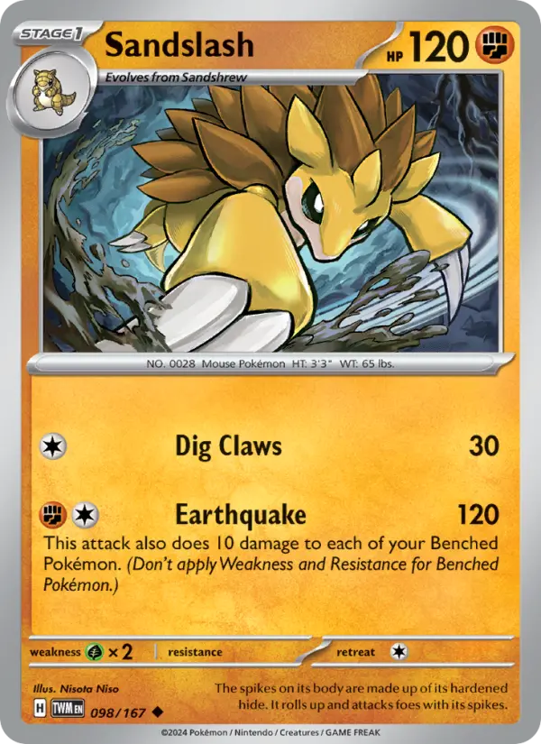 Sandslash, Twilight Masquerade 098