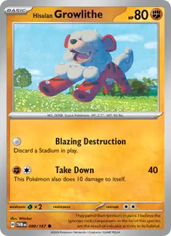 Hisuian Growlithe, Twilight Masquerade 099