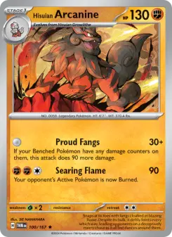 Hisuian Arcanine, Twilight Masquerade 100
