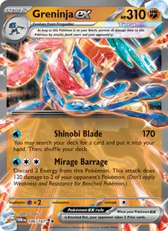 Greninja ex, Twilight Masquerade 106
